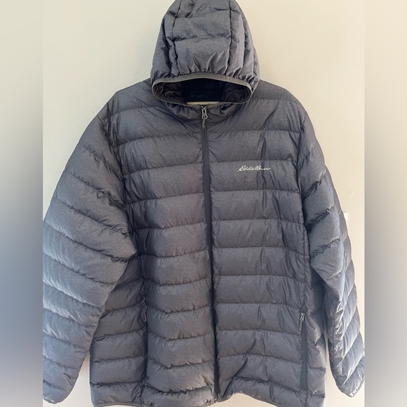 eddie bauer mens hooded down jacket